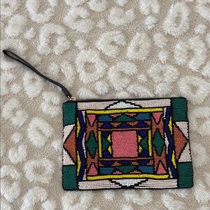 Multicolor Beaded Clutch